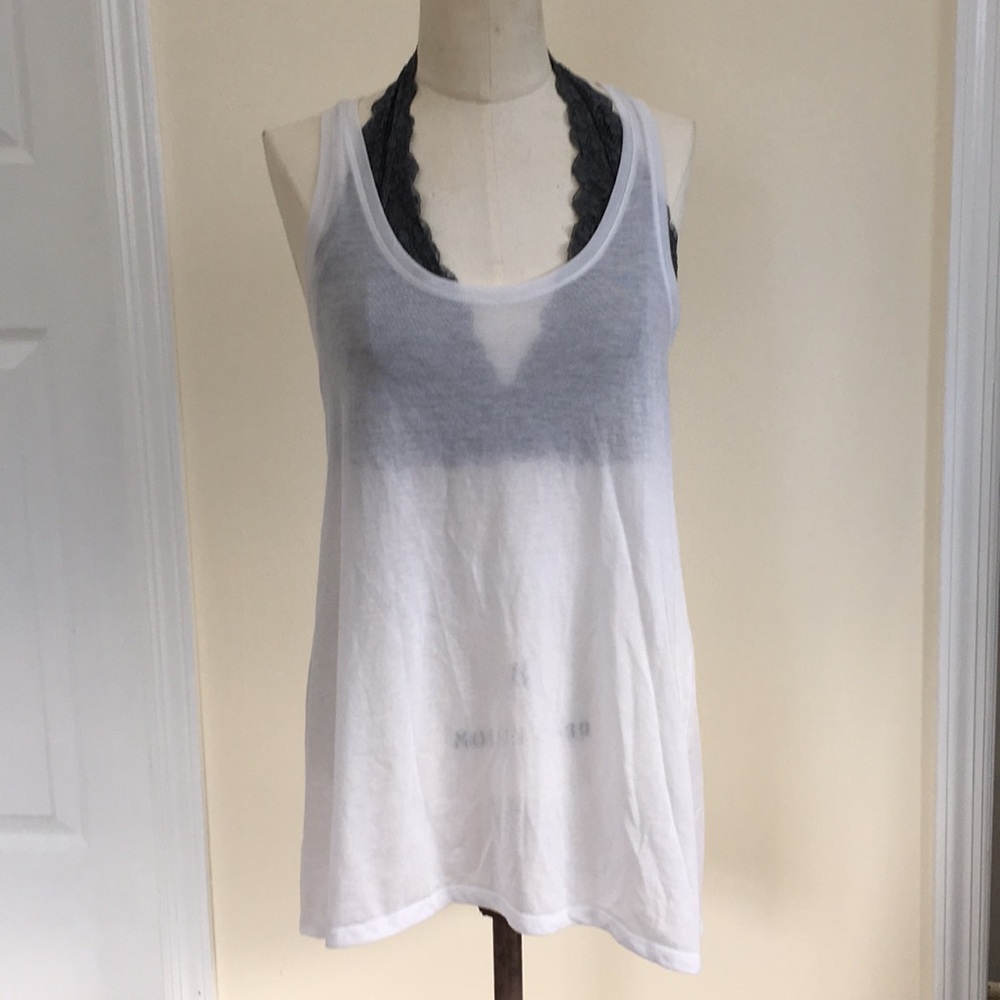 Sheer White H&M Tunic Tank